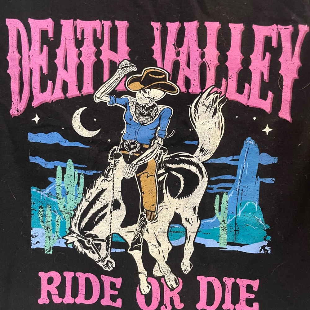 Zoe + Liv Black Death Valley Graphic Tank - Picture 2 of 5